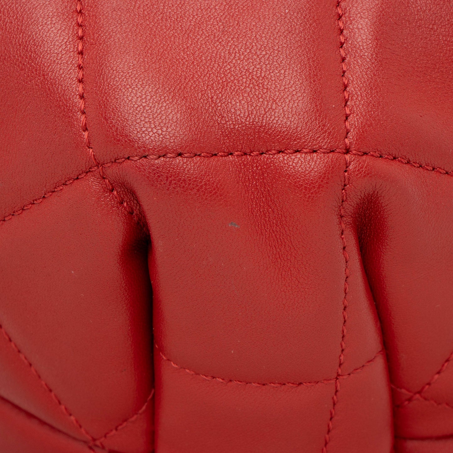 Chanel Lambskin CC Drawstring Mini Chain Bucket Bag
