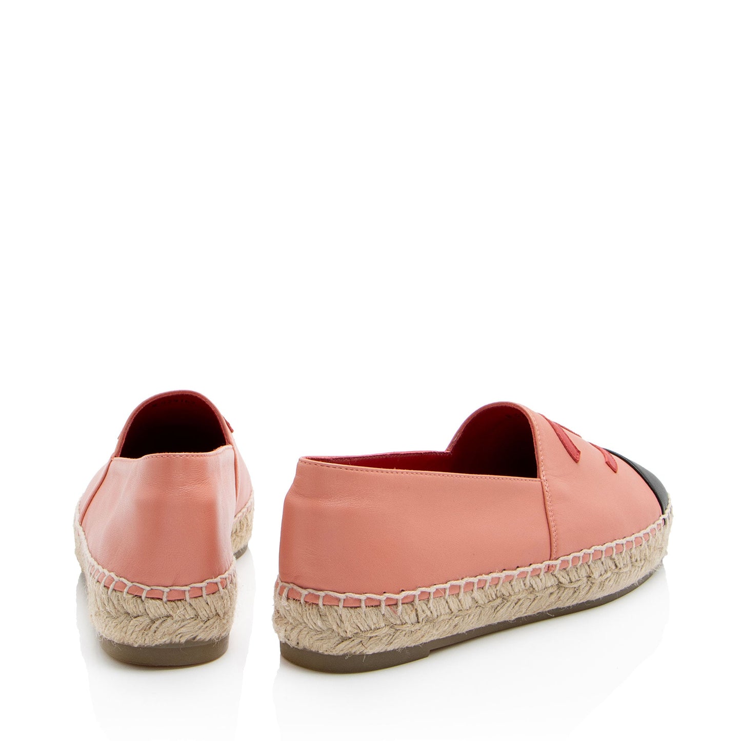 Chanel Lambskin CC Espadrilles - Size 6 / 36