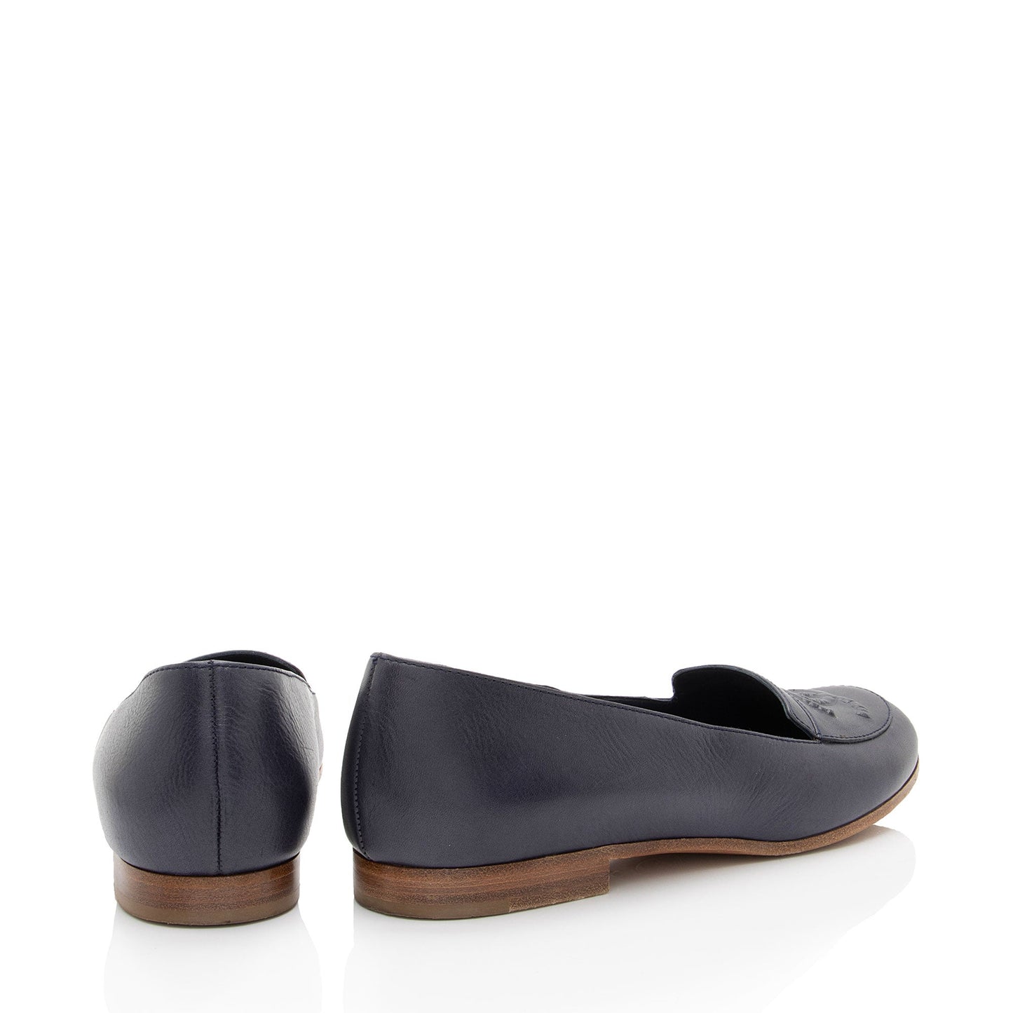 Chanel Lambskin CC Loafers - Size 7.5 / 37.5