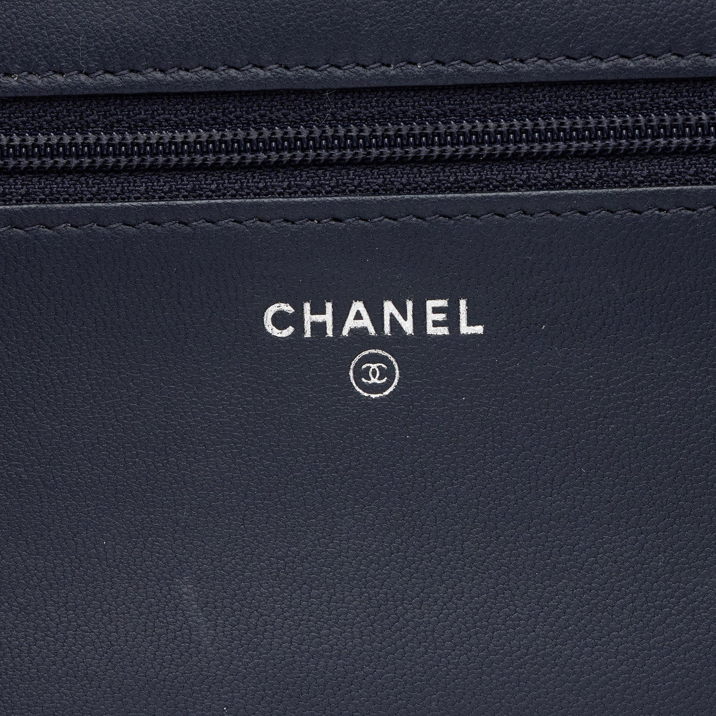 Chanel Lambskin Diamond CC Wallet on Chain