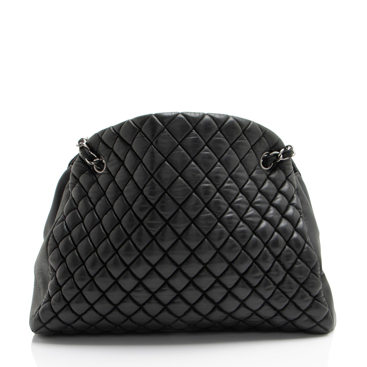 Chanel Lambskin Just Mademoiselle Large Bowler Bag