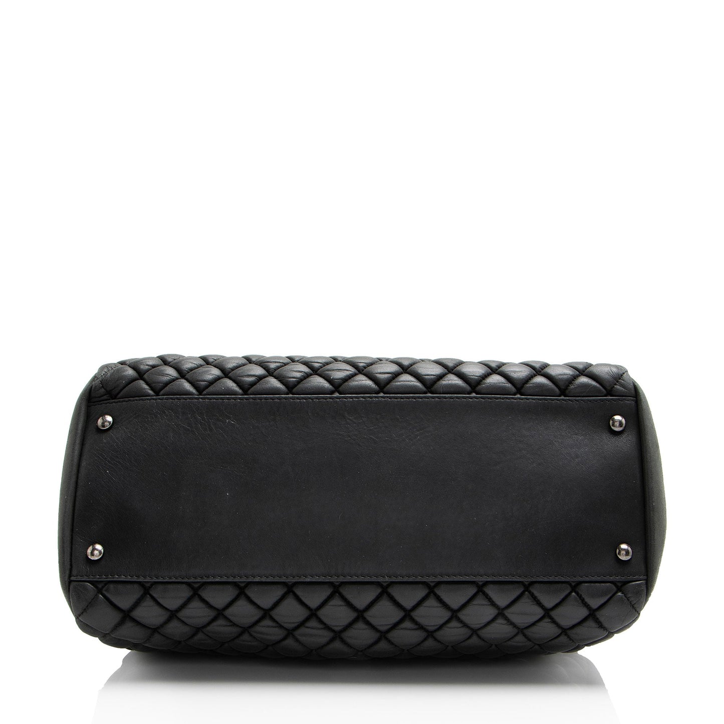 Chanel Lambskin Just Mademoiselle Large Bowler Bag