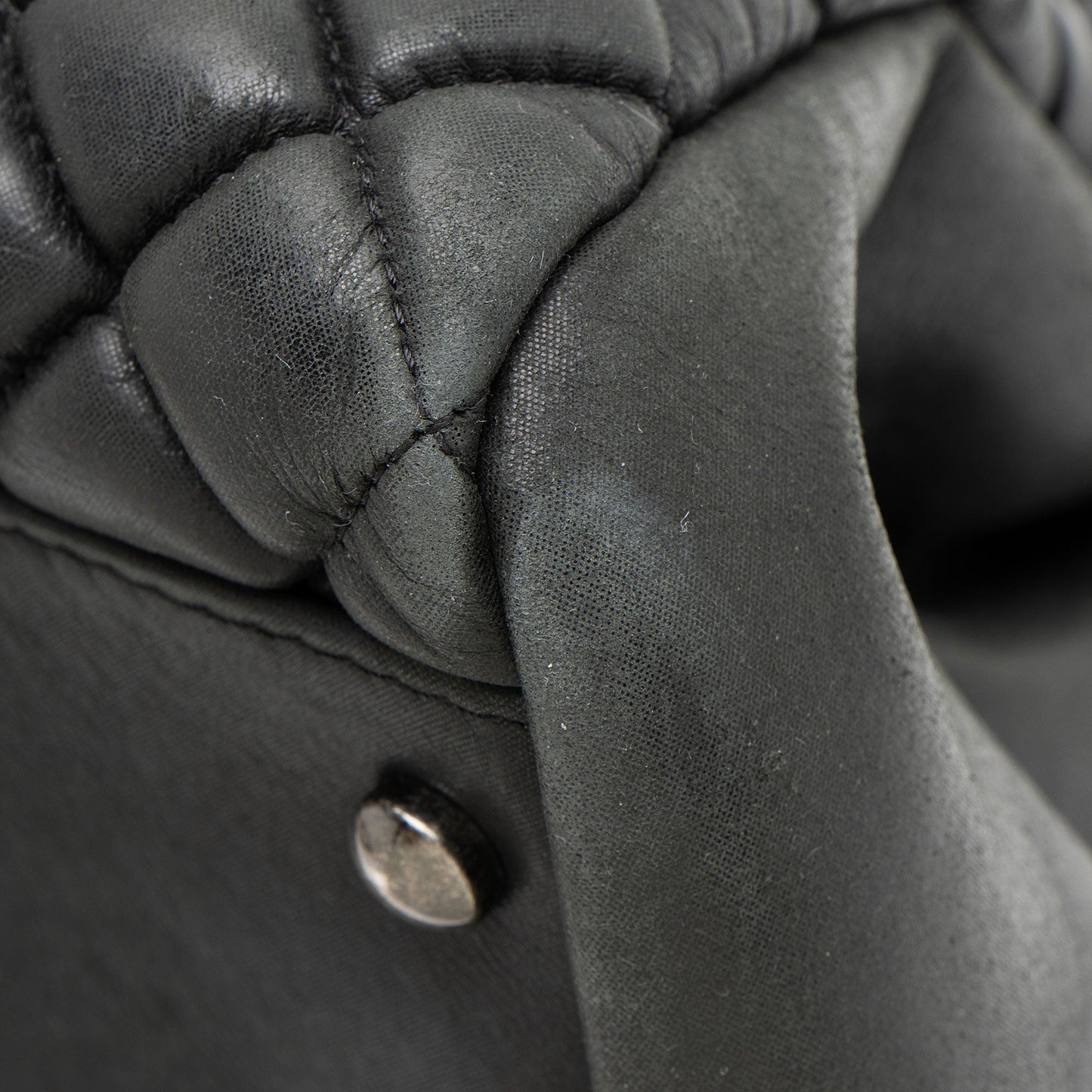 Chanel Lambskin Just Mademoiselle Large Bowler Bag