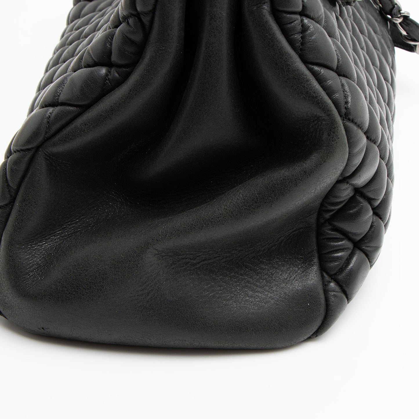Chanel Lambskin Just Mademoiselle Large Bowler Bag