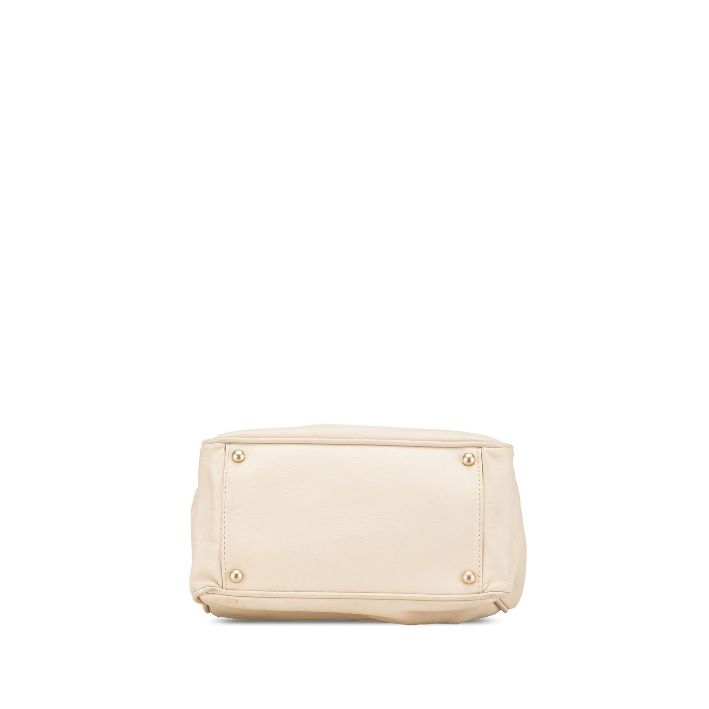 Chanel Lambskin Logo Camellia Tote