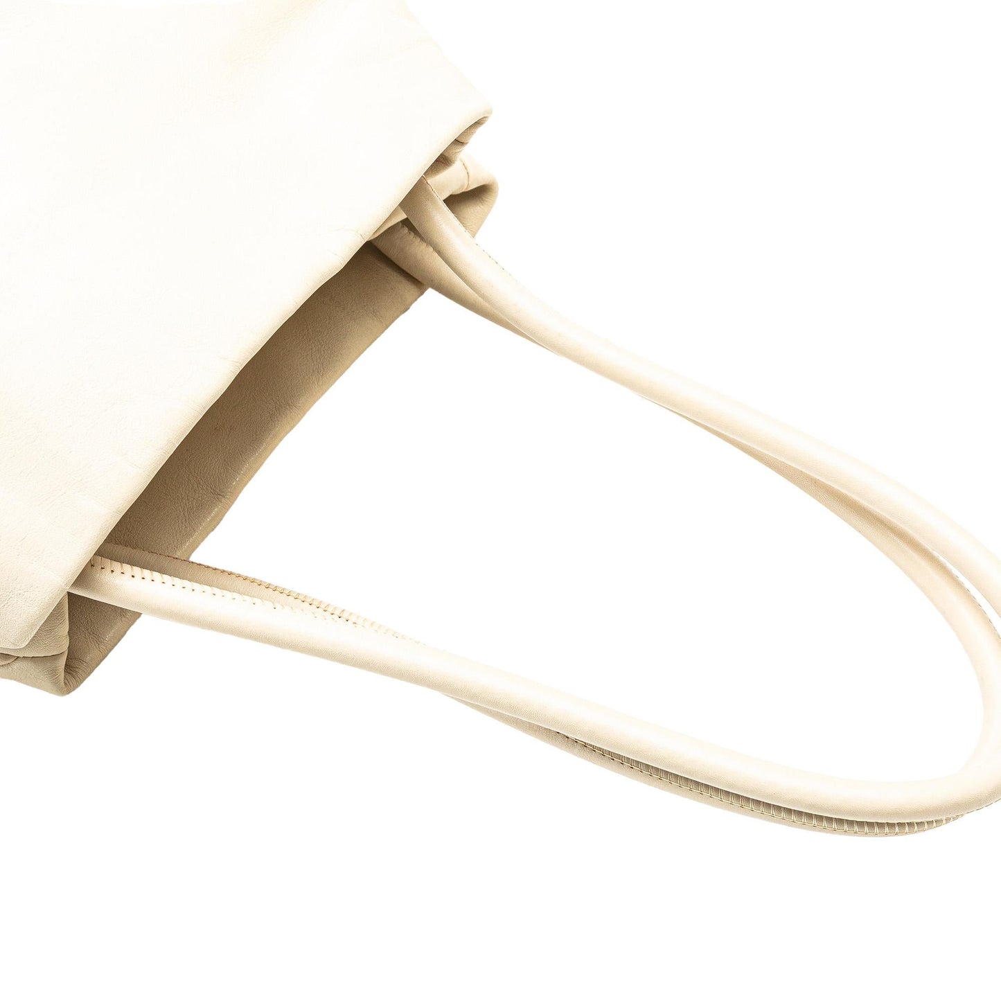 Chanel Lambskin Logo Camellia Tote