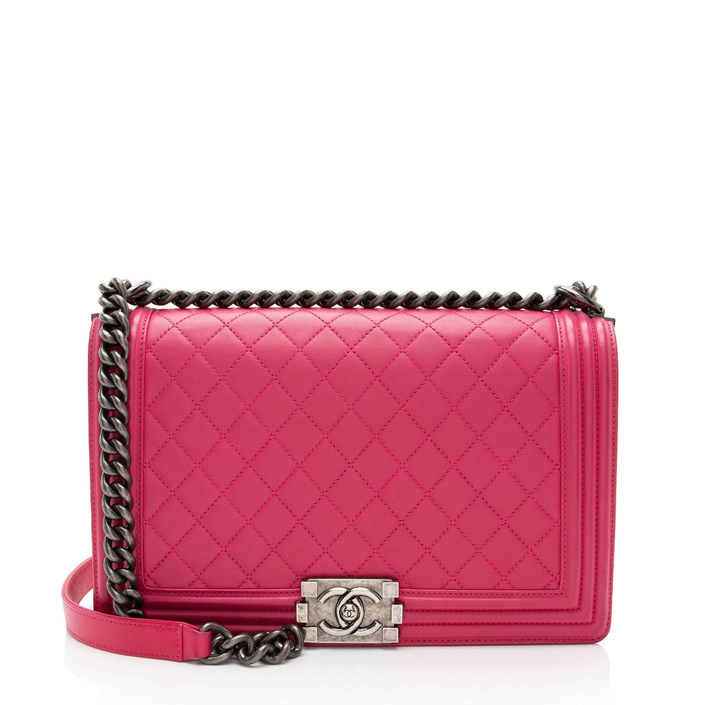 Chanel Lambskin New Medium Boy Bag