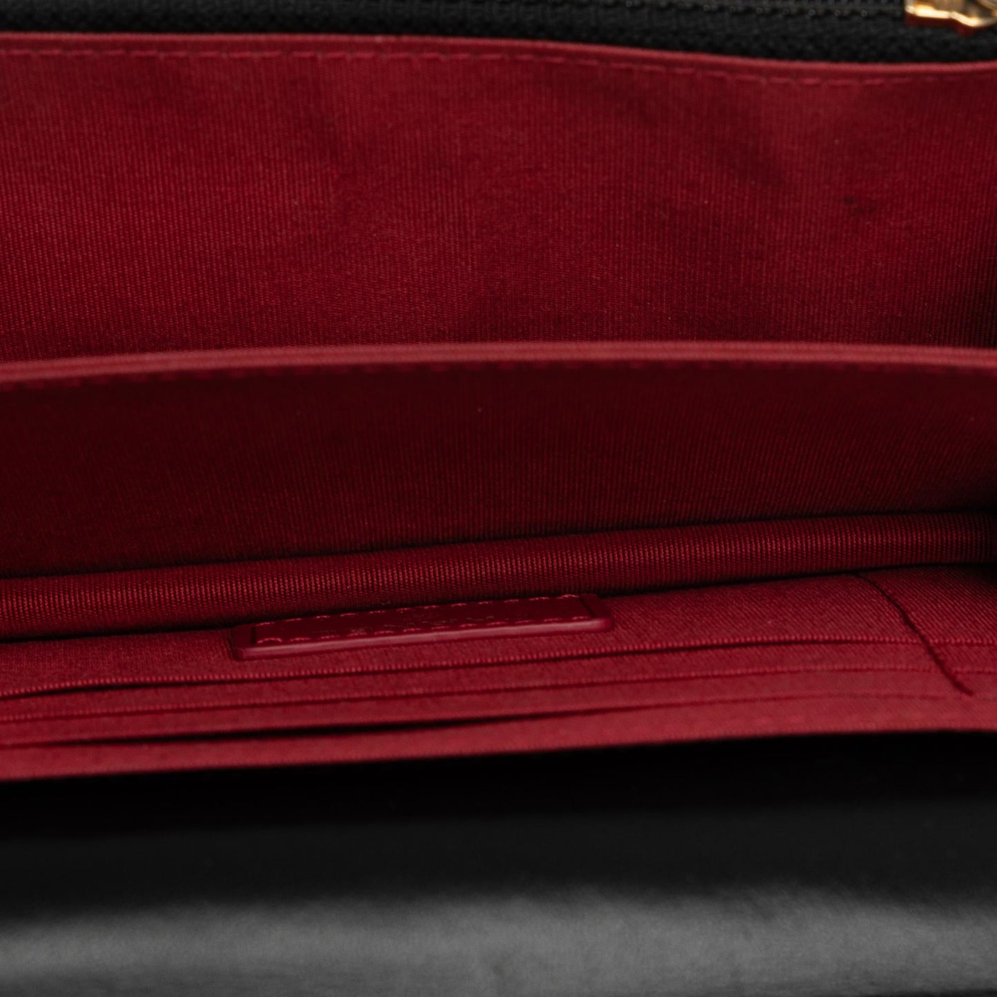 Chanel Lambskin Romance Wallet On Chain