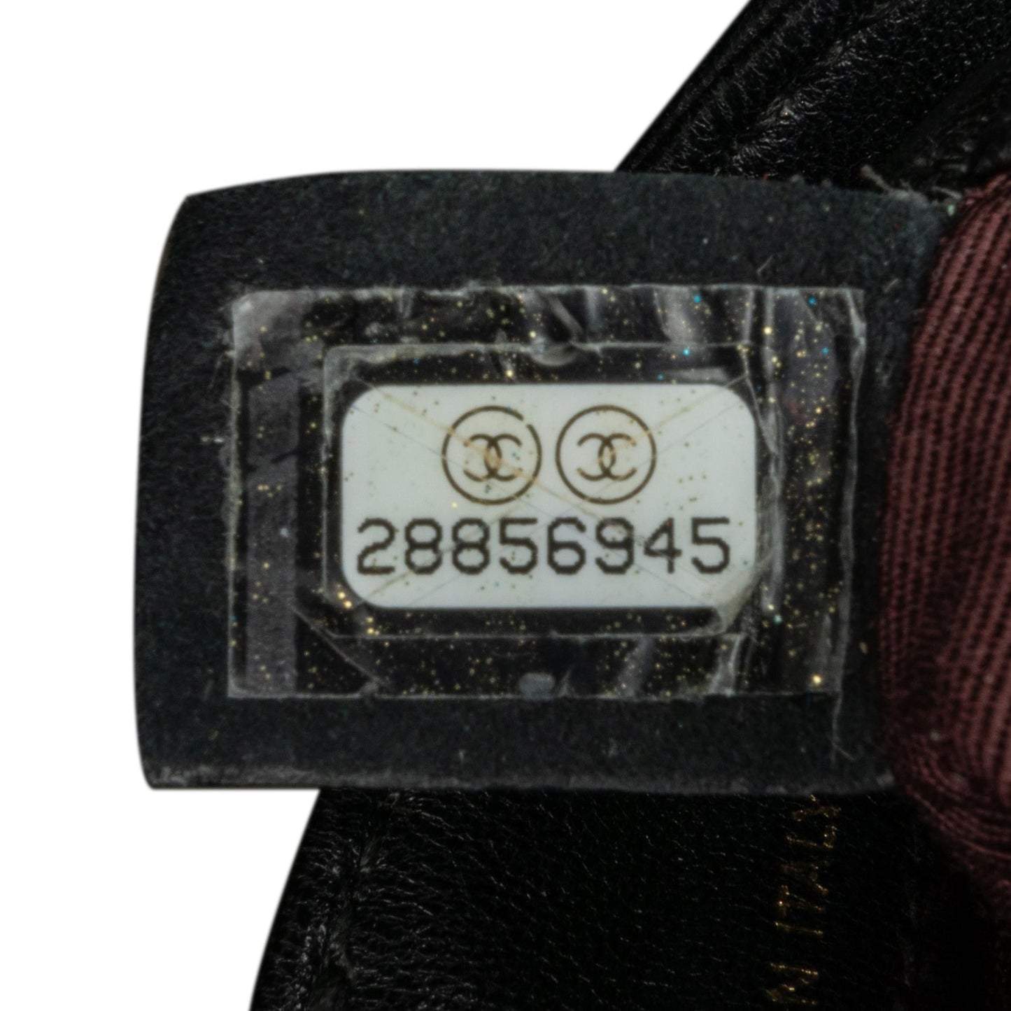 Chanel Lambskin Tech Me Out Clutch With Chain
