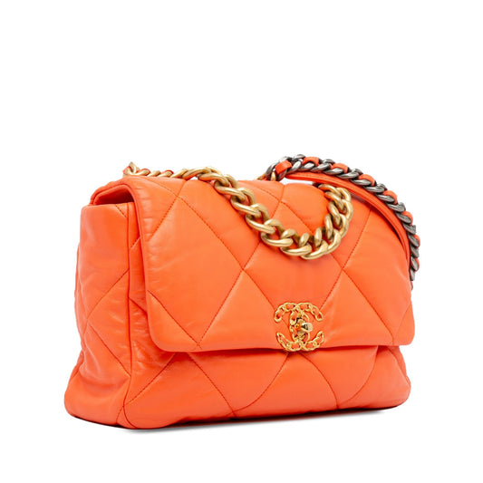 Chanel Large 19 Lambskin Flap