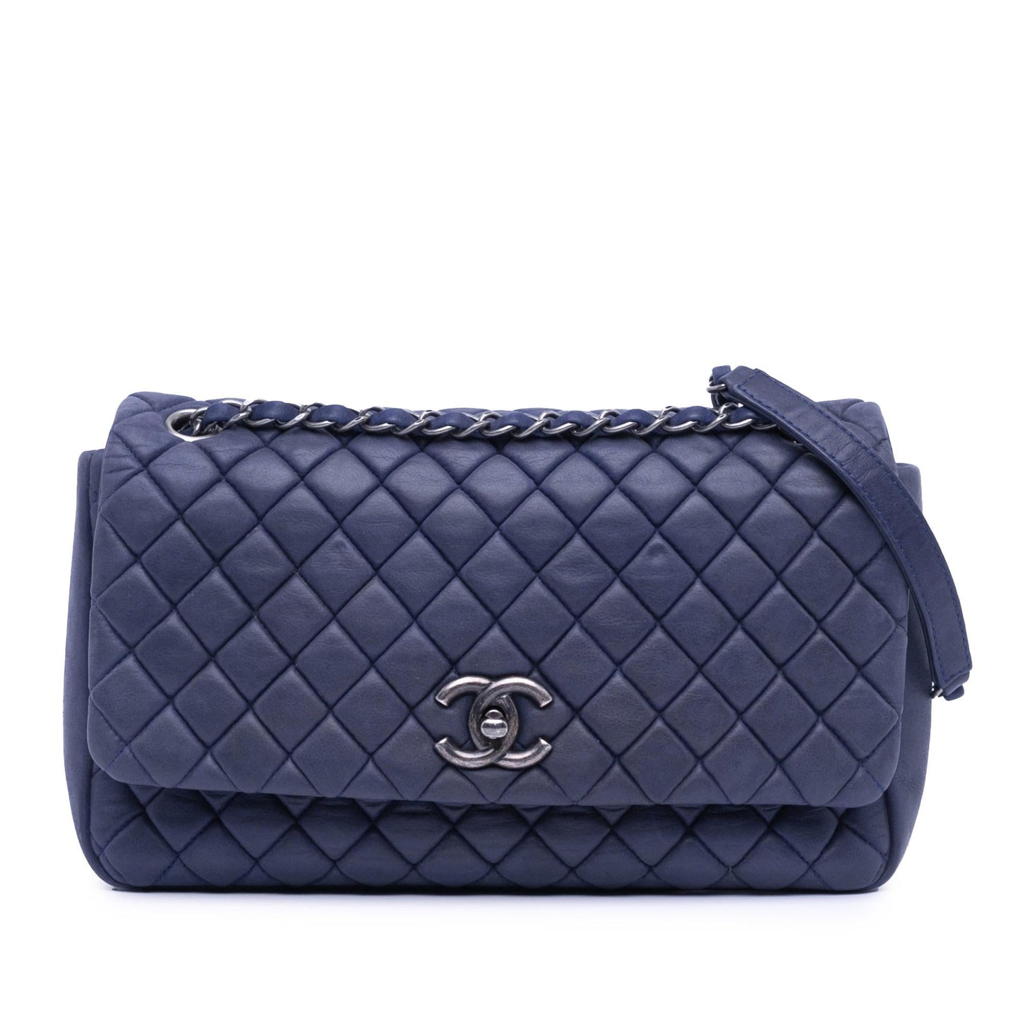 Chanel Large Calfskin New Bubble Flap