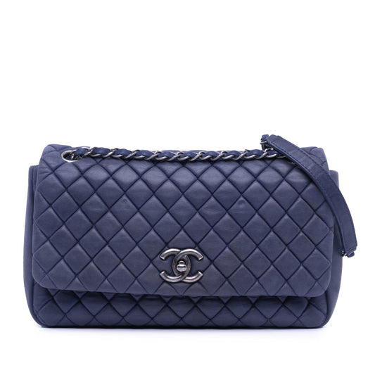 Chanel Large Calfskin New Bubble Flap