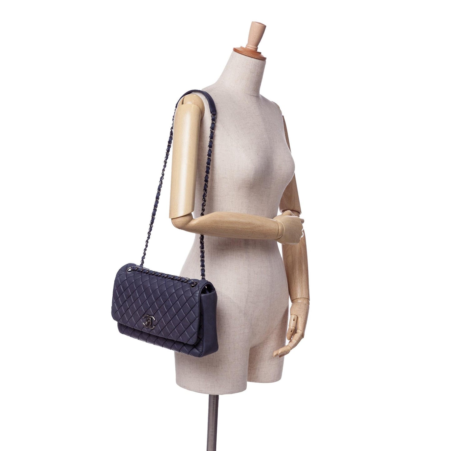 Chanel Large Calfskin New Bubble Flap