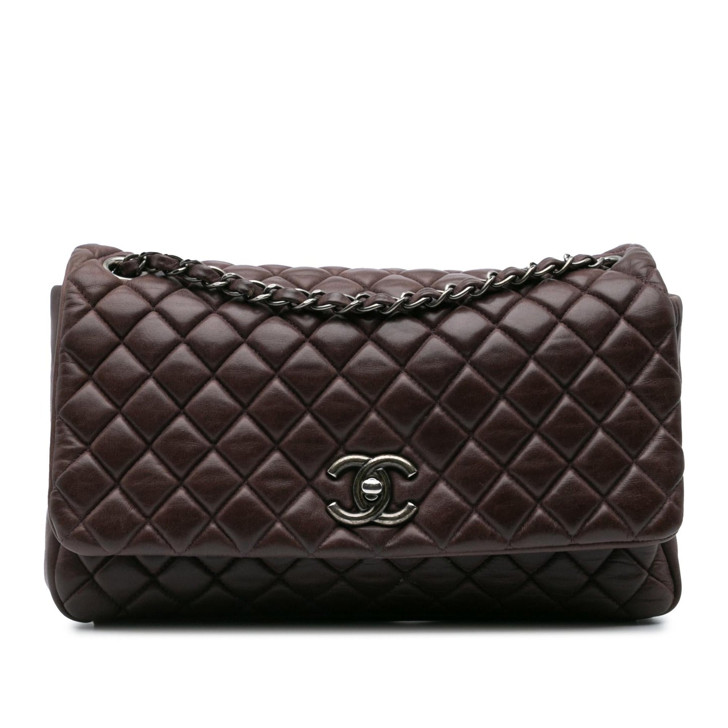 Chanel Large Iridescent Calfskin New Bubble Flap