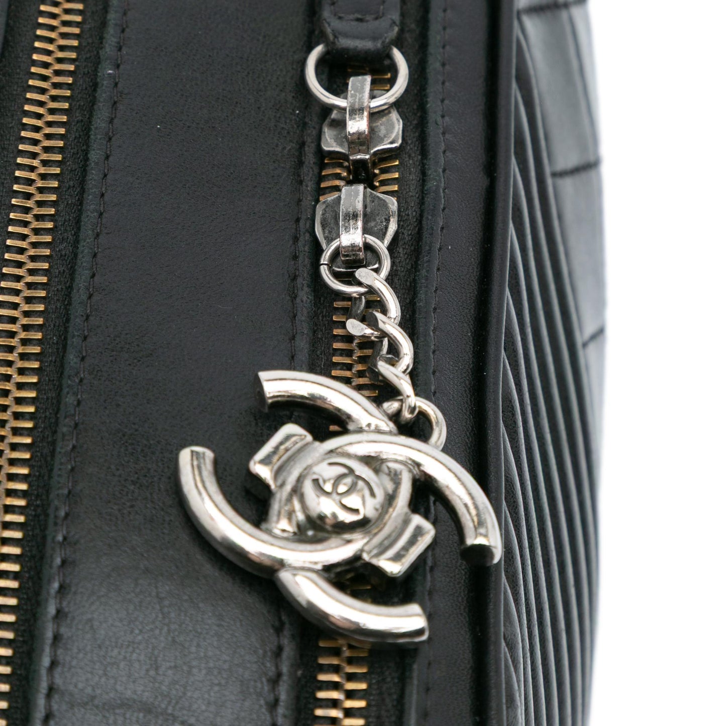 Chanel Large Lambskin Coco Boy Camera Bag