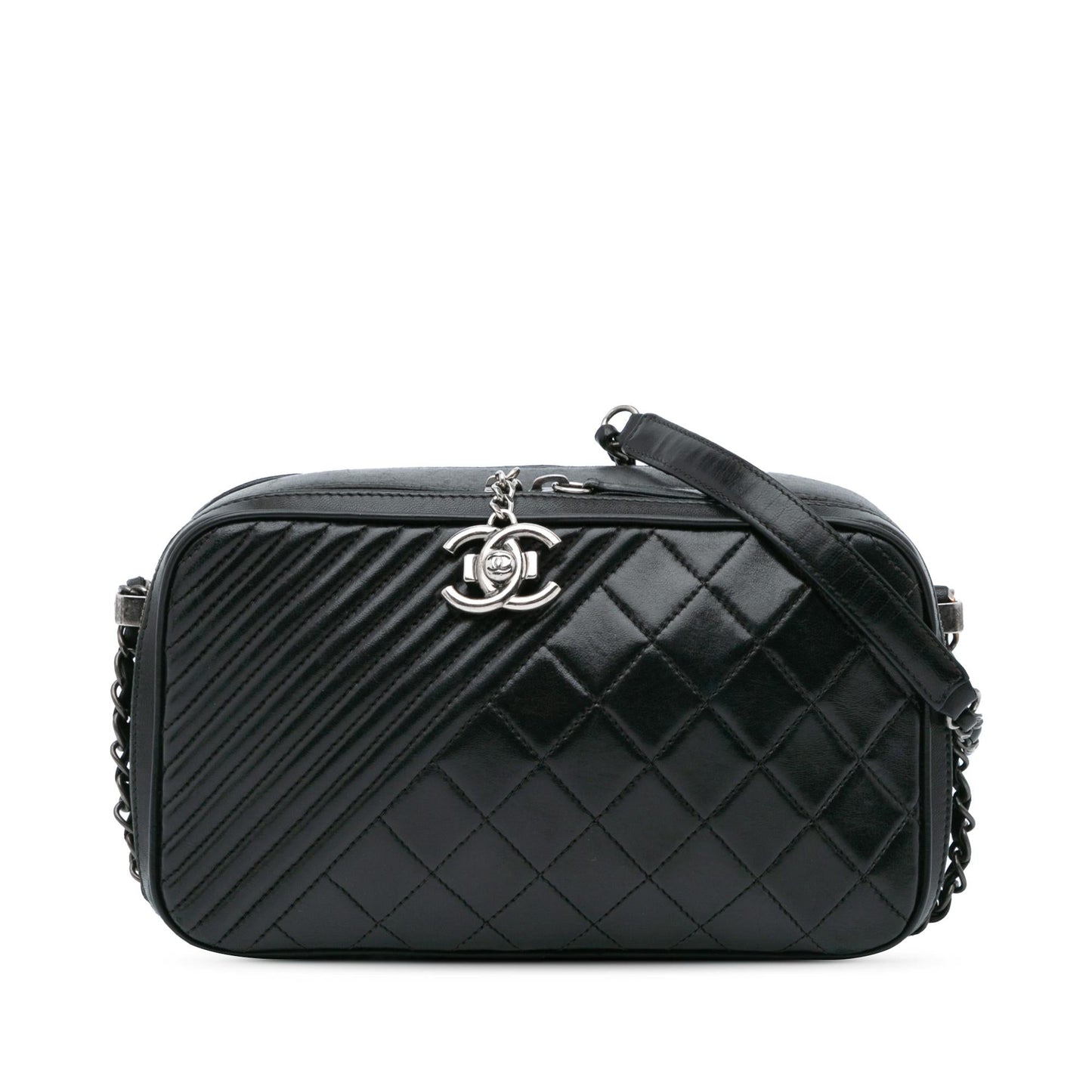 Chanel Large Lambskin Coco Boy Camera Bag
