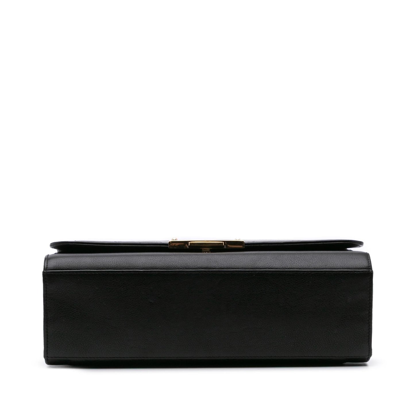 Chanel Large Quilted Calfskin Label Click Flap