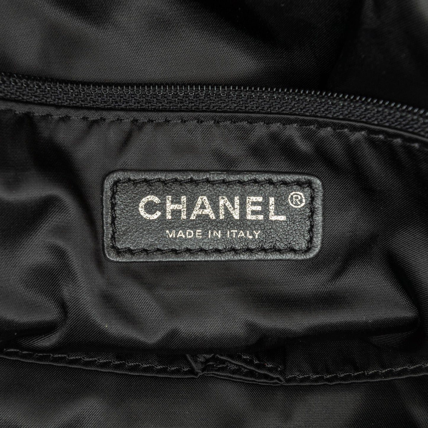 Chanel Large Quilted Knit Pluto Glitter Satchel