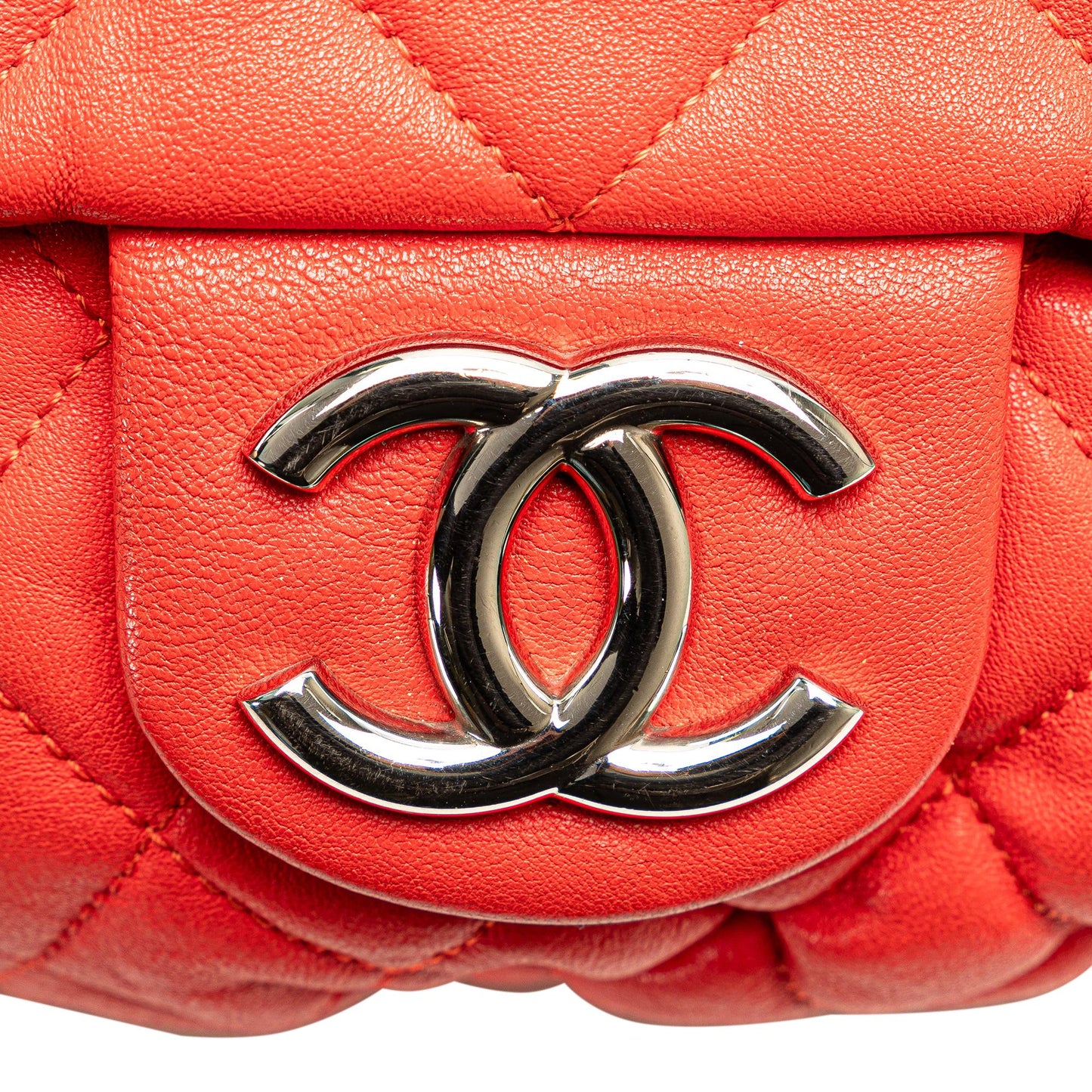 Chanel Large Quilted Lambskin Chain Around Flap