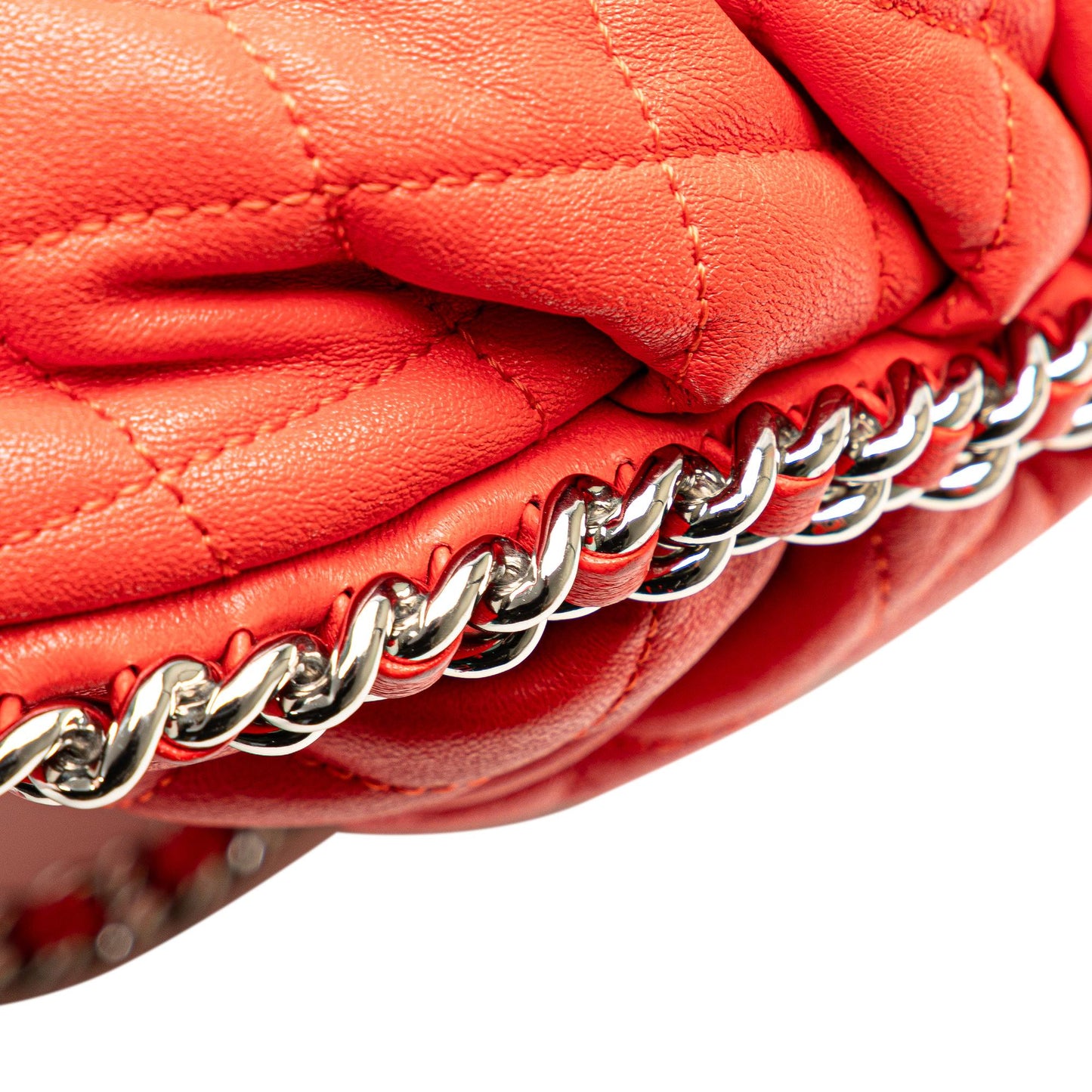 Chanel Large Quilted Lambskin Chain Around Flap