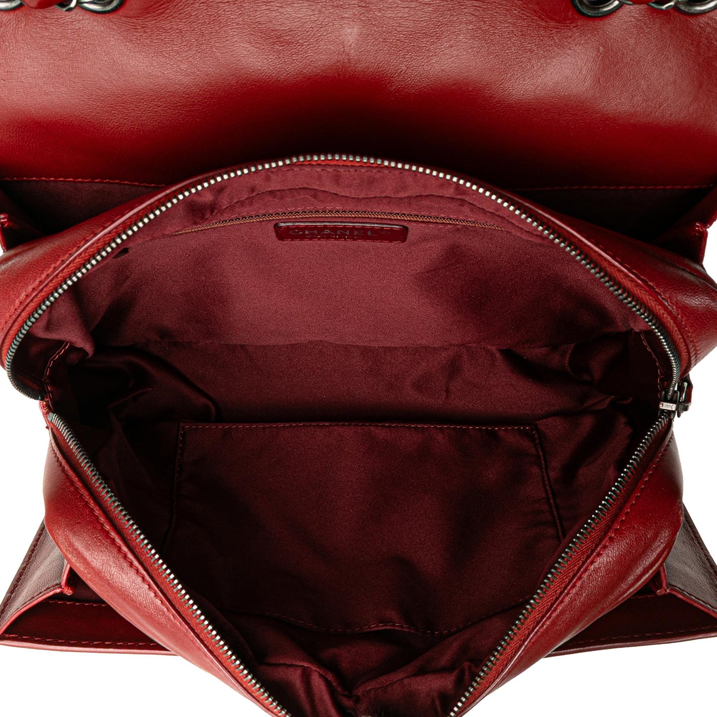 Chanel Large Quilted Lambskin Citizen Zip Flap