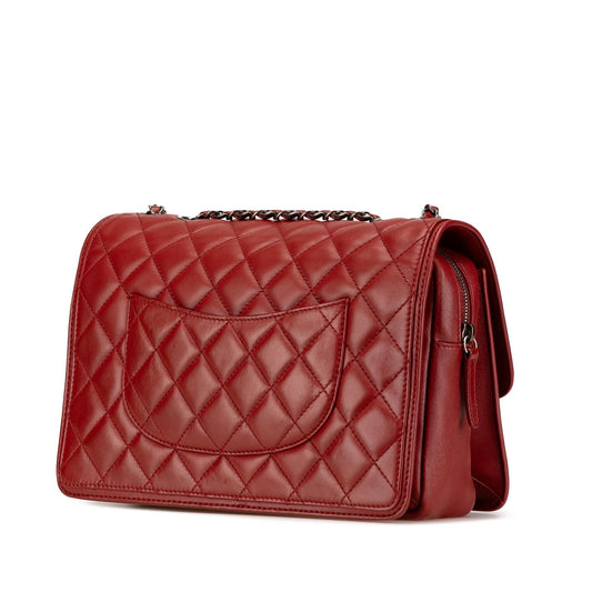 Chanel Large Quilted Lambskin Citizen Zip Flap