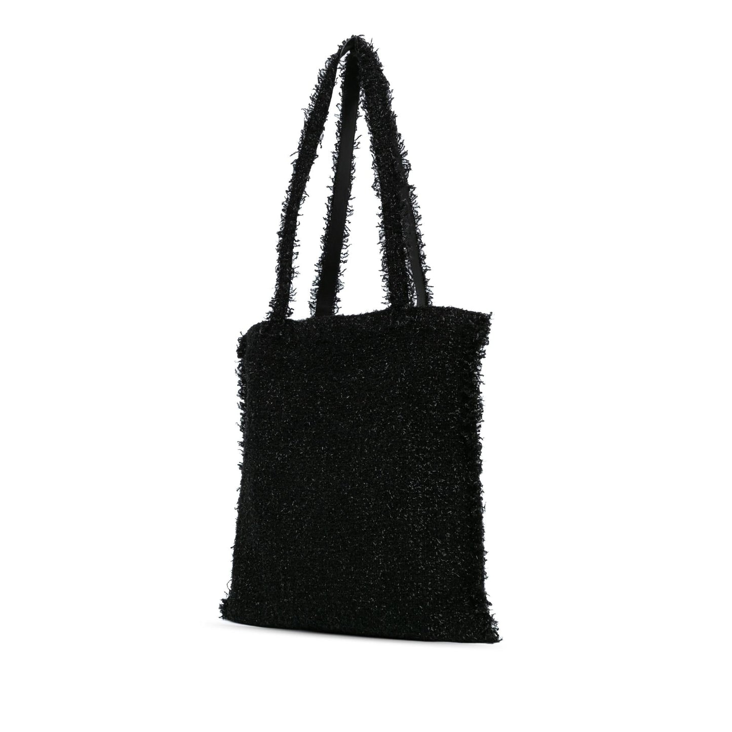 Chanel Large Resin Embellished Tweed Robot Shopping Tote