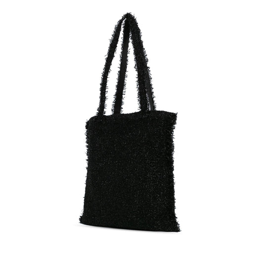 Chanel Large Resin Embellished Tweed Robot Shopping Tote