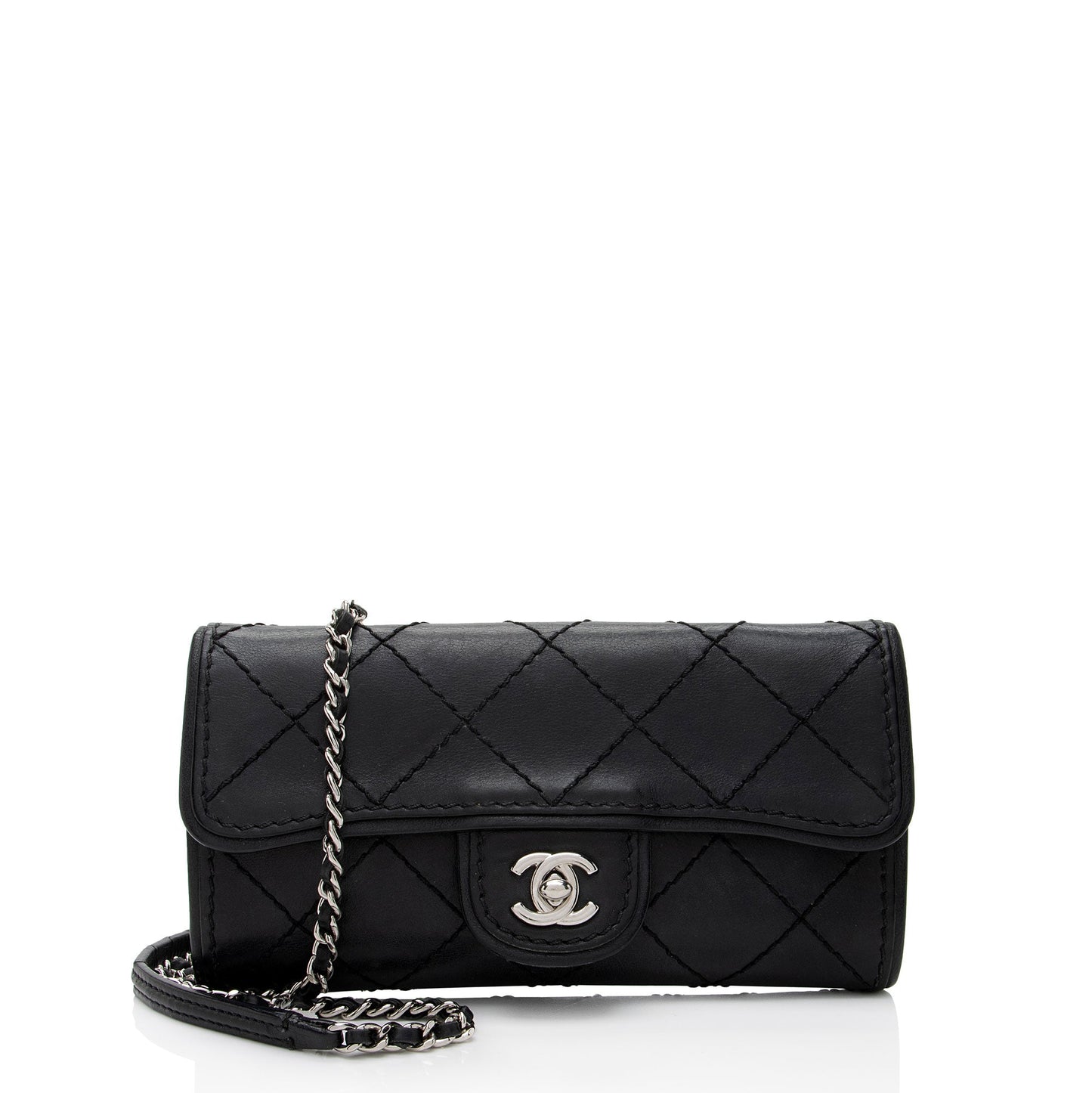 Chanel Leather Sac Rabat Mini Wallet on Chain - FINAL SALE