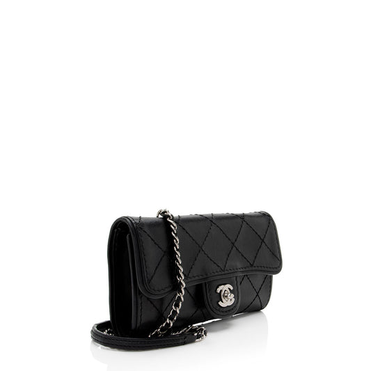 Chanel Leather Sac Rabat Mini Wallet on Chain - FINAL SALE