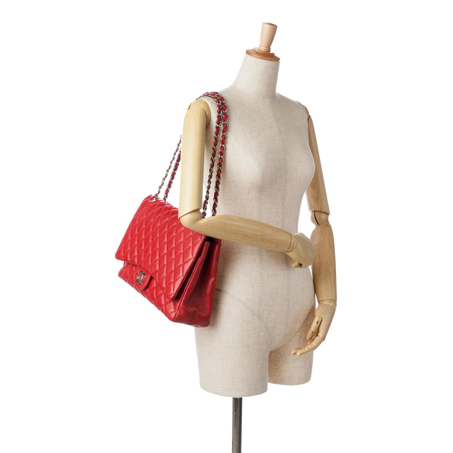 Chanel Maxi Classic Caviar Double Flap