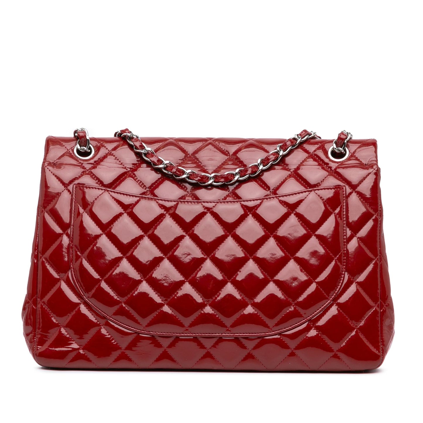 Chanel Maxi Classic Patent Double Flap
