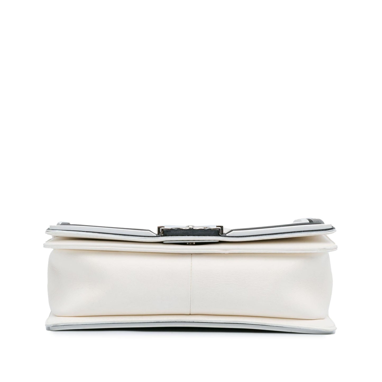 Chanel Medium Bicolor Lambskin and Rubber Boy Flap