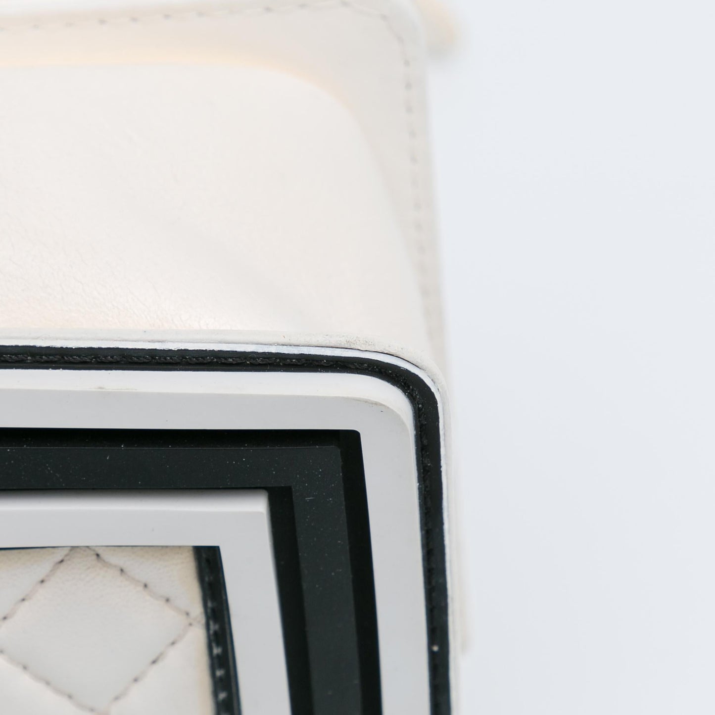 Chanel Medium Bicolor Lambskin and Rubber Boy Flap
