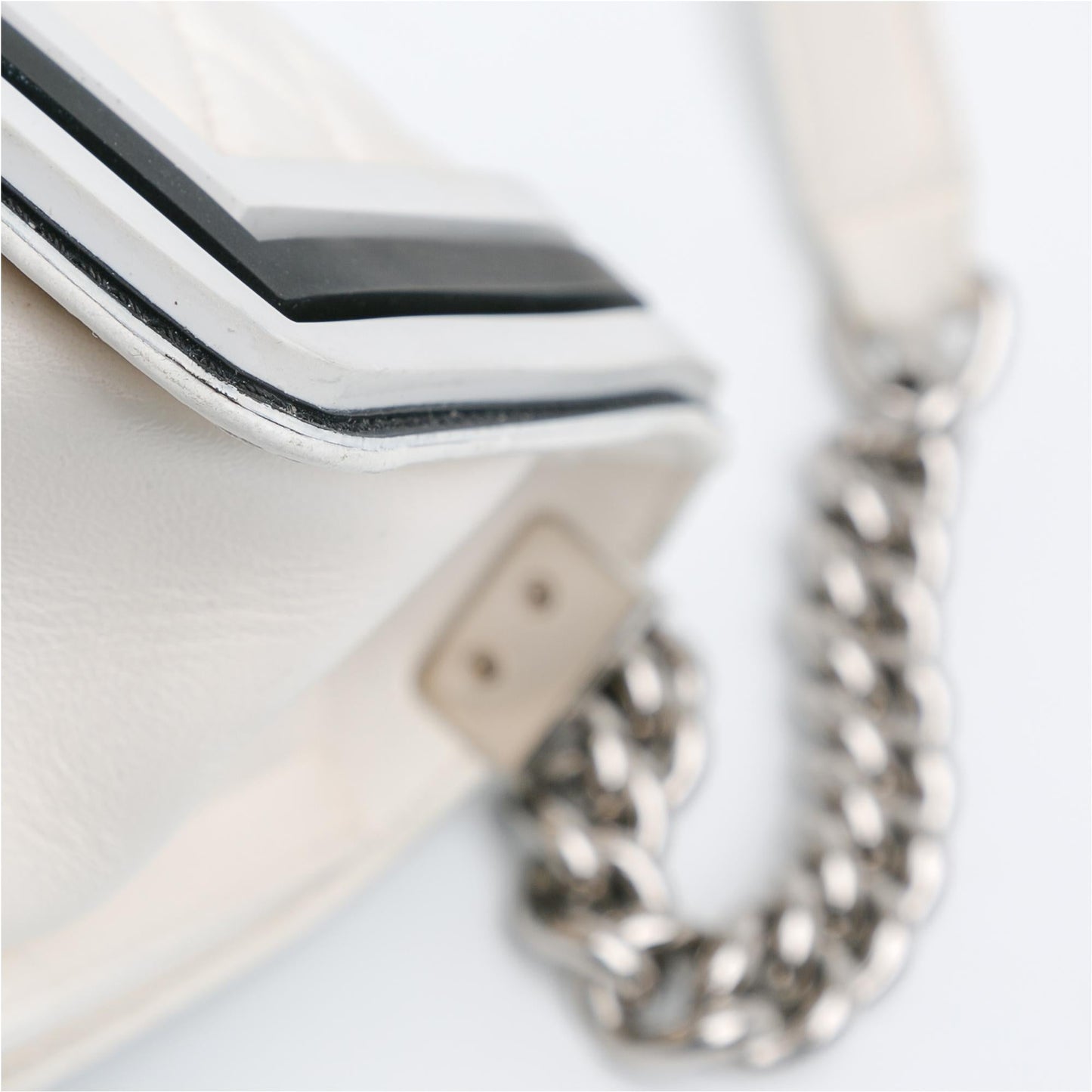 Chanel Medium Bicolor Lambskin and Rubber Boy Flap