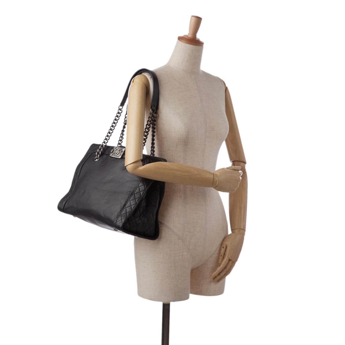 Chanel Medium Calfskin Boy Reverso Shopping Tote