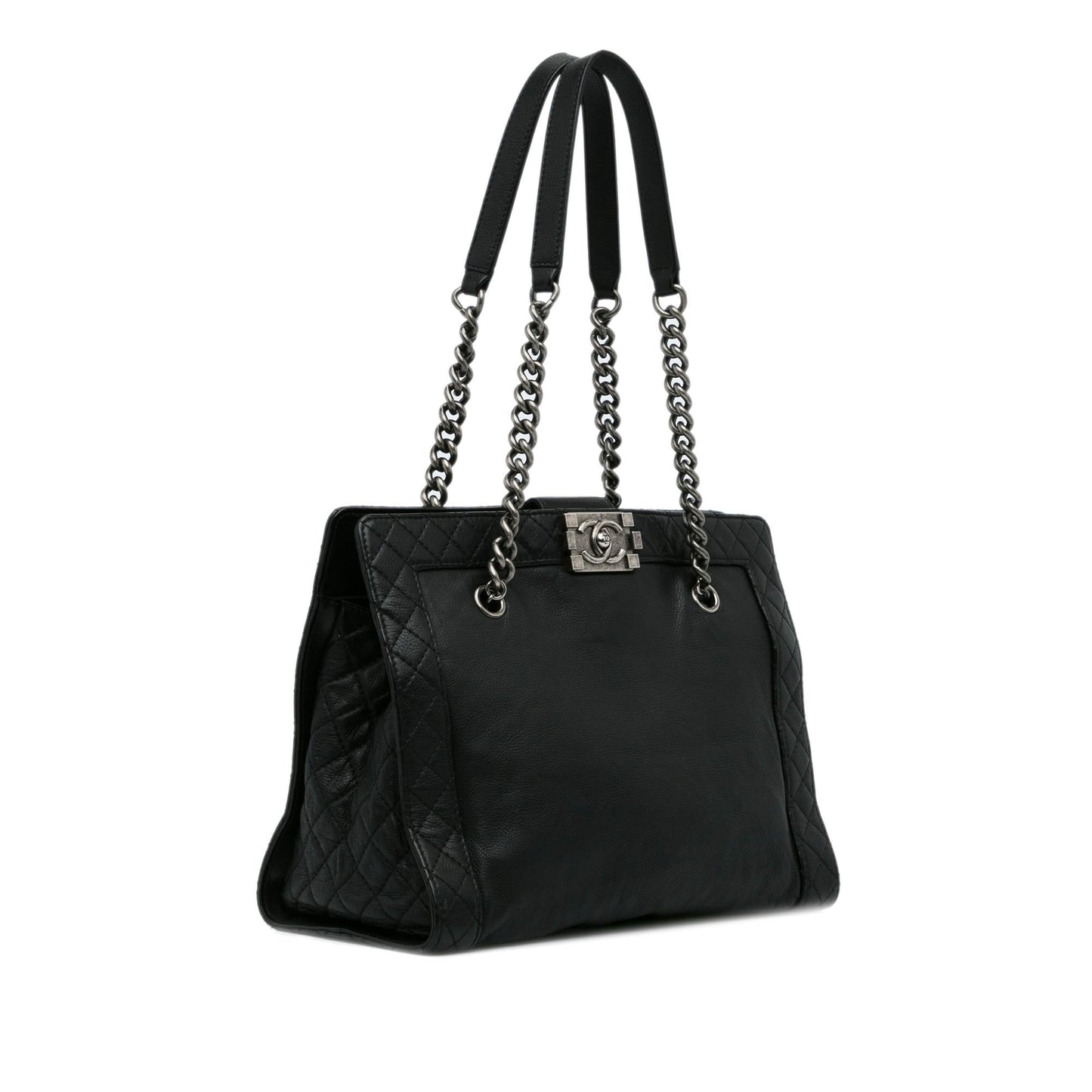 Chanel Medium Calfskin Boy Reverso Shopping Tote