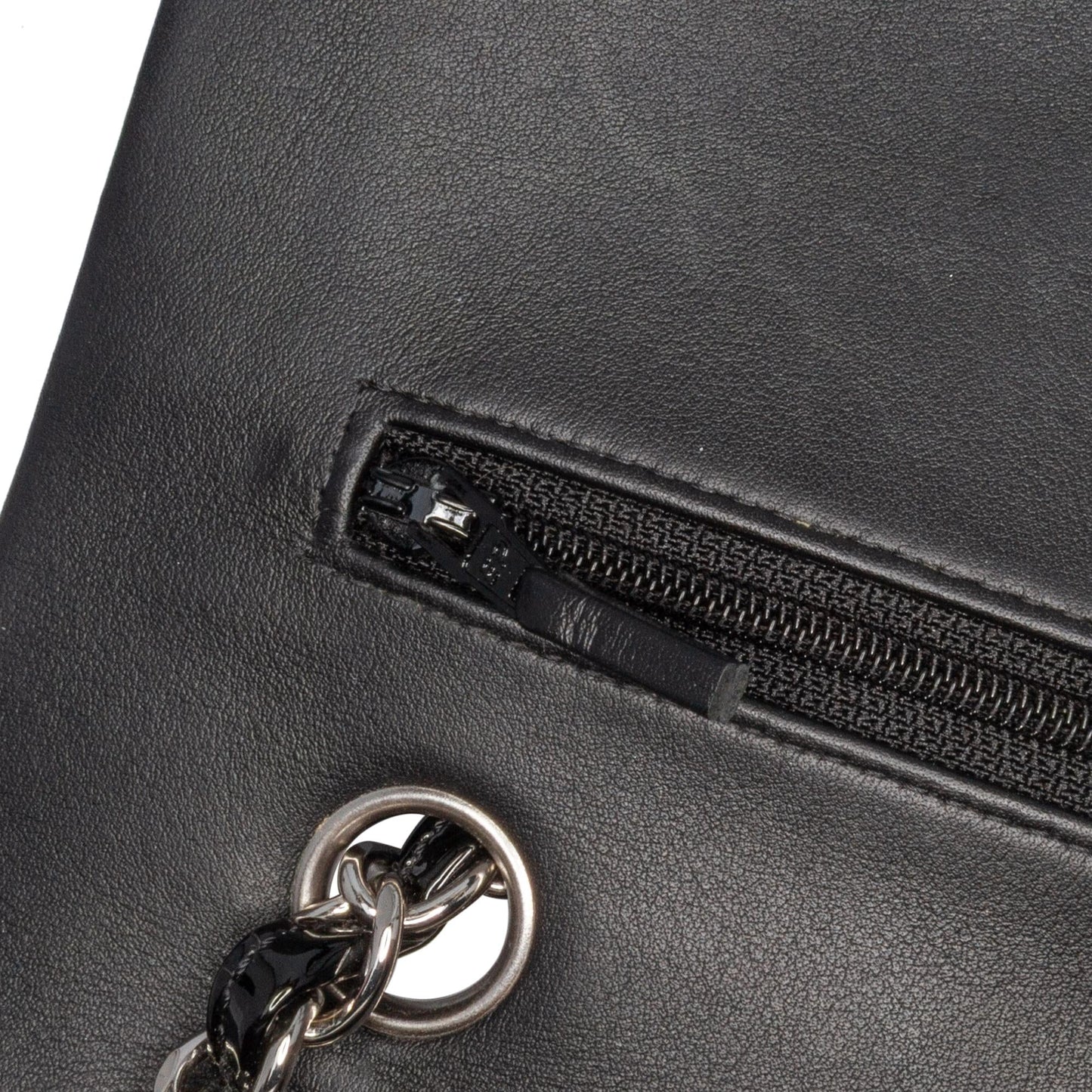 Chanel Medium Classic Chevron Patent Double Flap