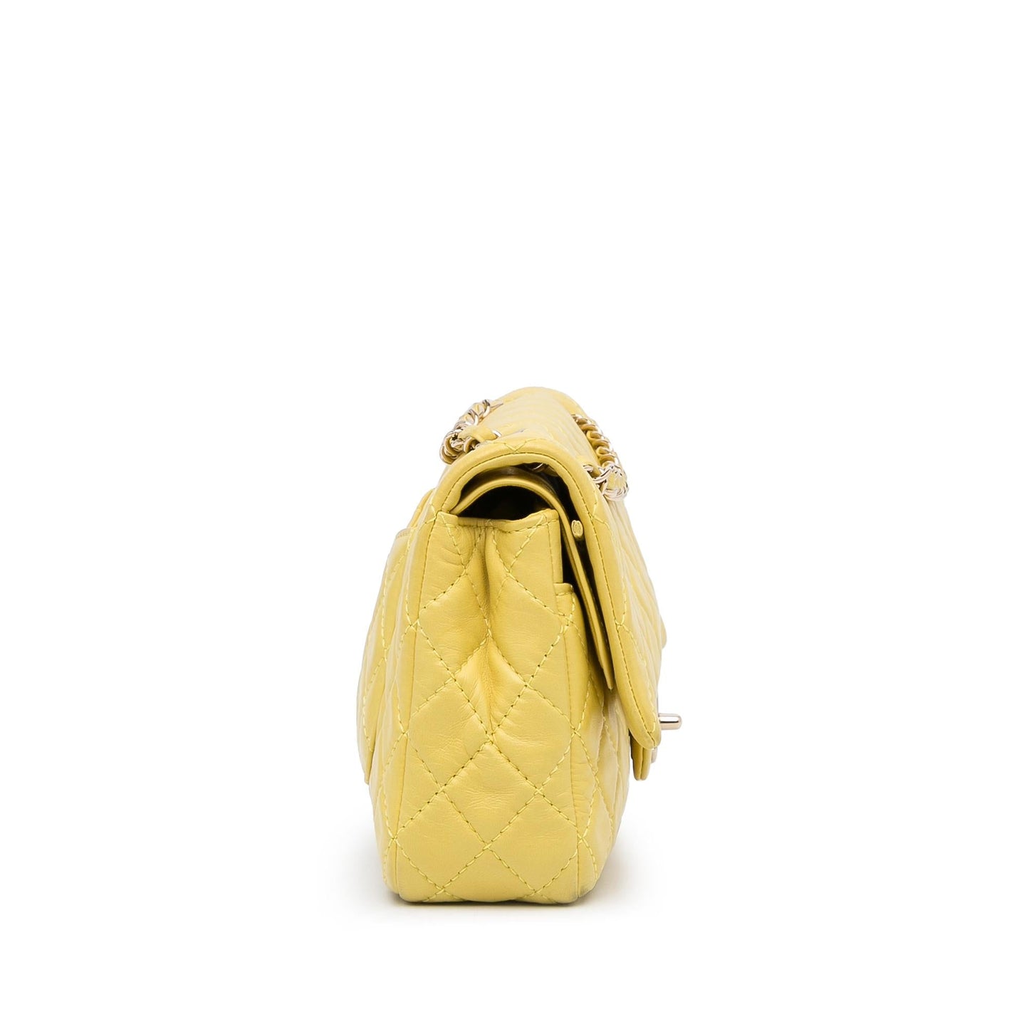Chanel Medium Classic Double Stitch Calfskin Double Flap