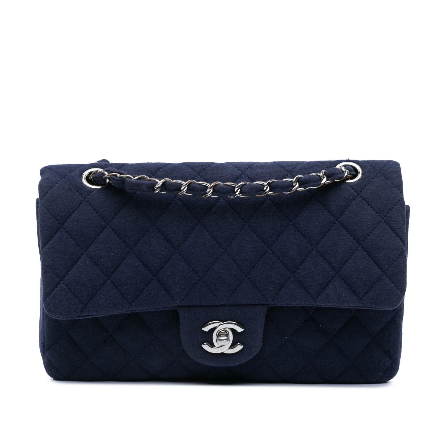 Chanel Medium Classic Jersey Double Flap