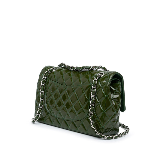 Chanel Medium Classic Patent Double Flap