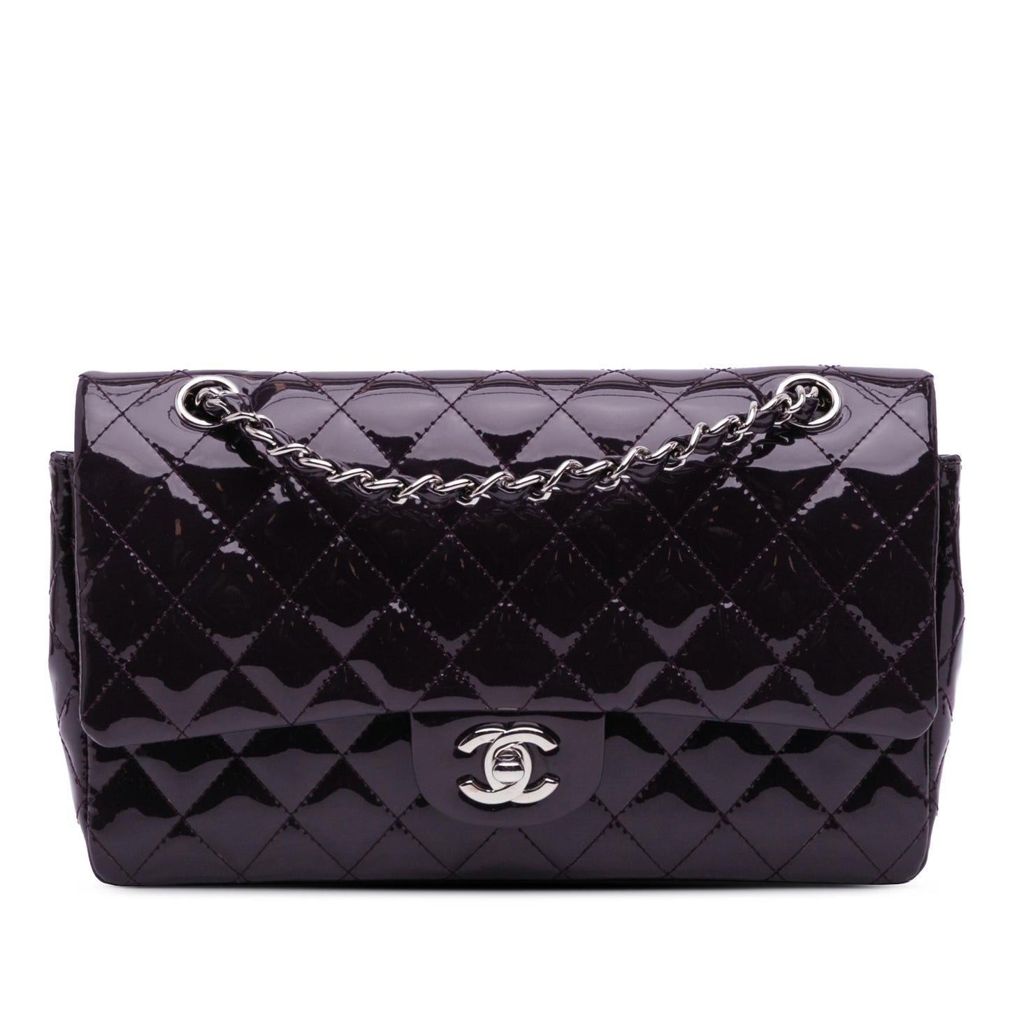 Chanel Medium Classic Patent Double Flap