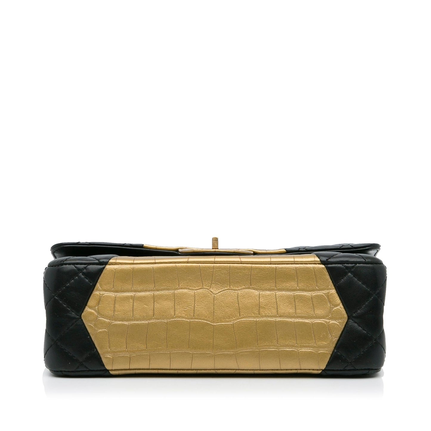 Chanel Medium Croc Embossed Lambskin 2.55 Reissue Double Flap Bag