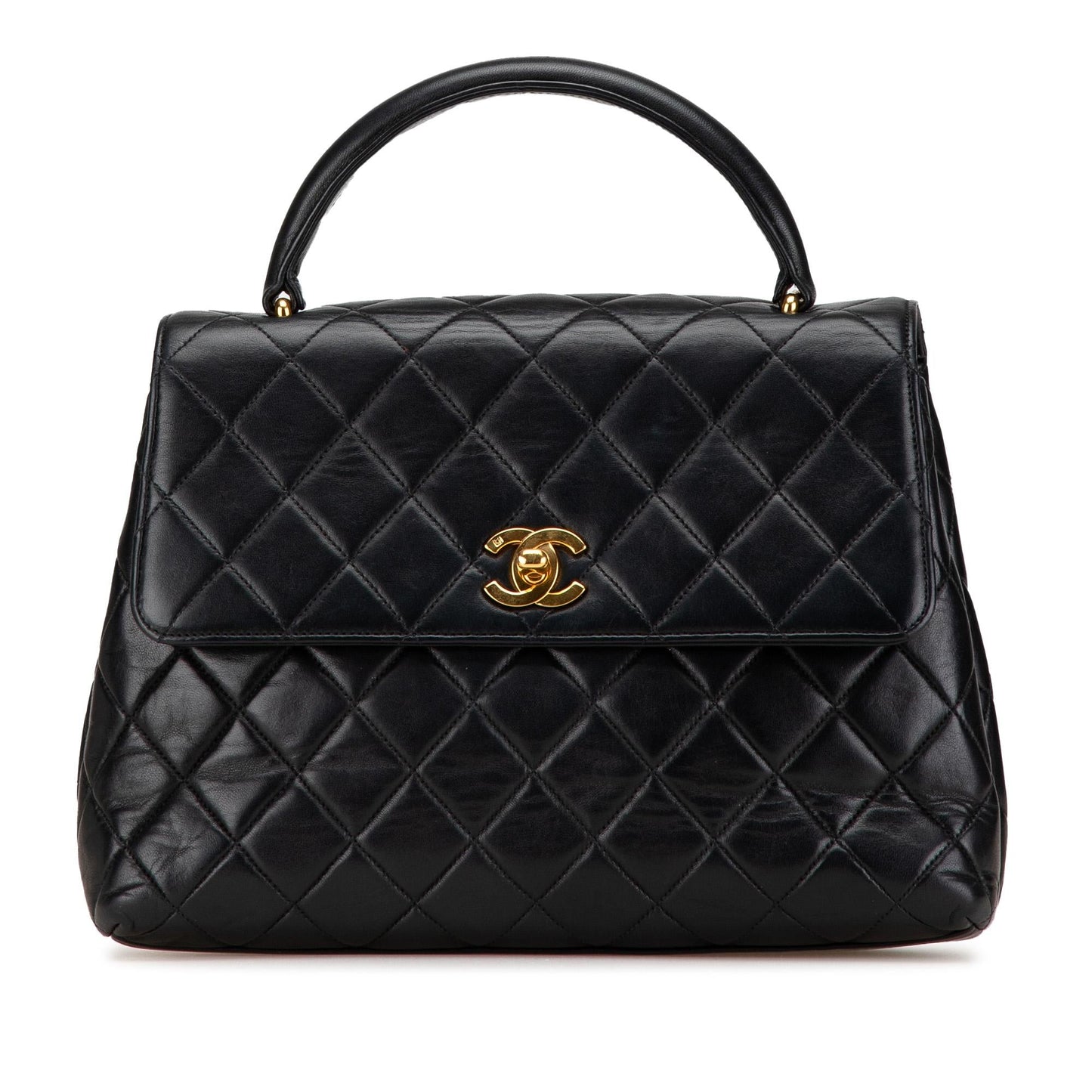 Chanel Medium Lambskin Kelly Top Handle Bag