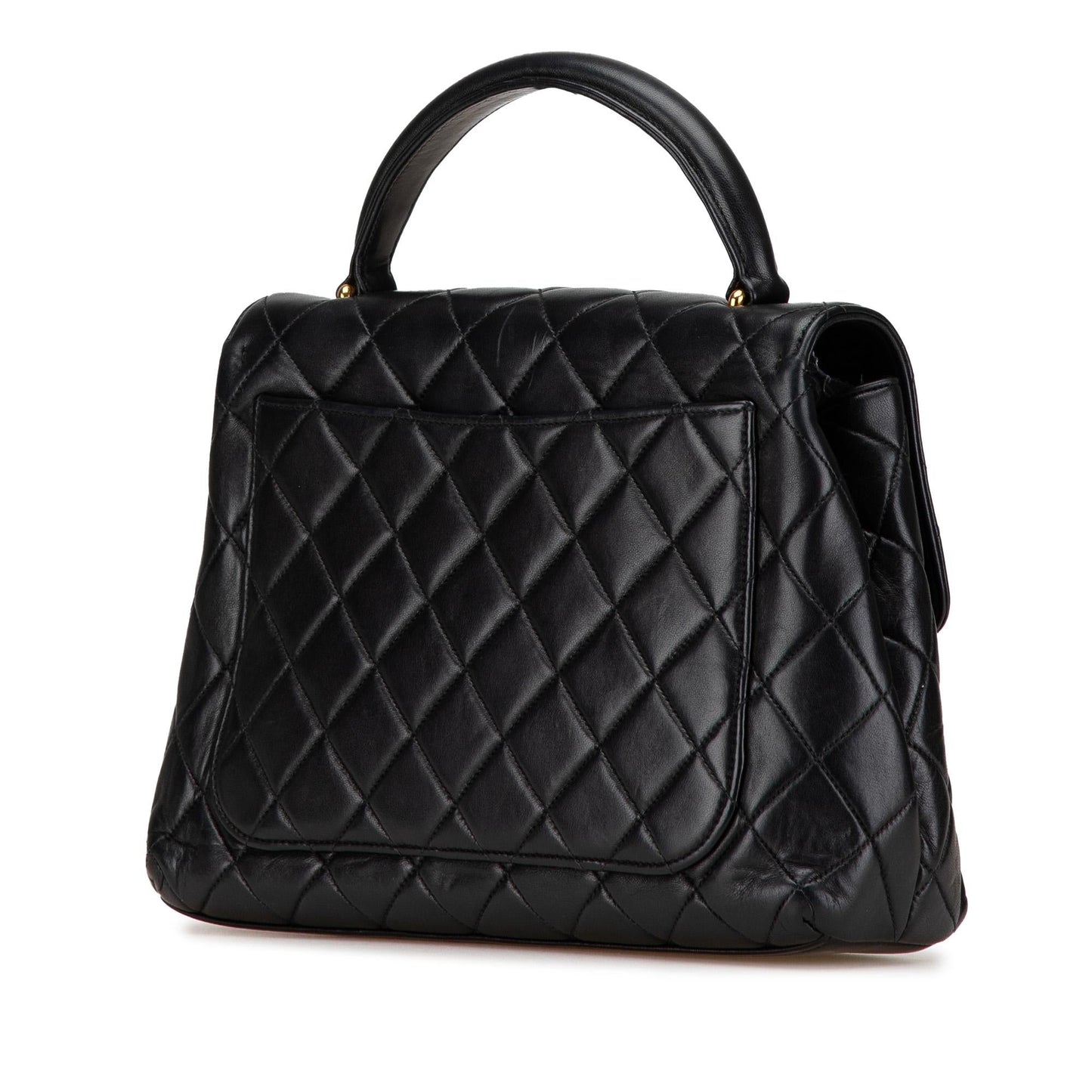 Chanel Medium Lambskin Kelly Top Handle Bag