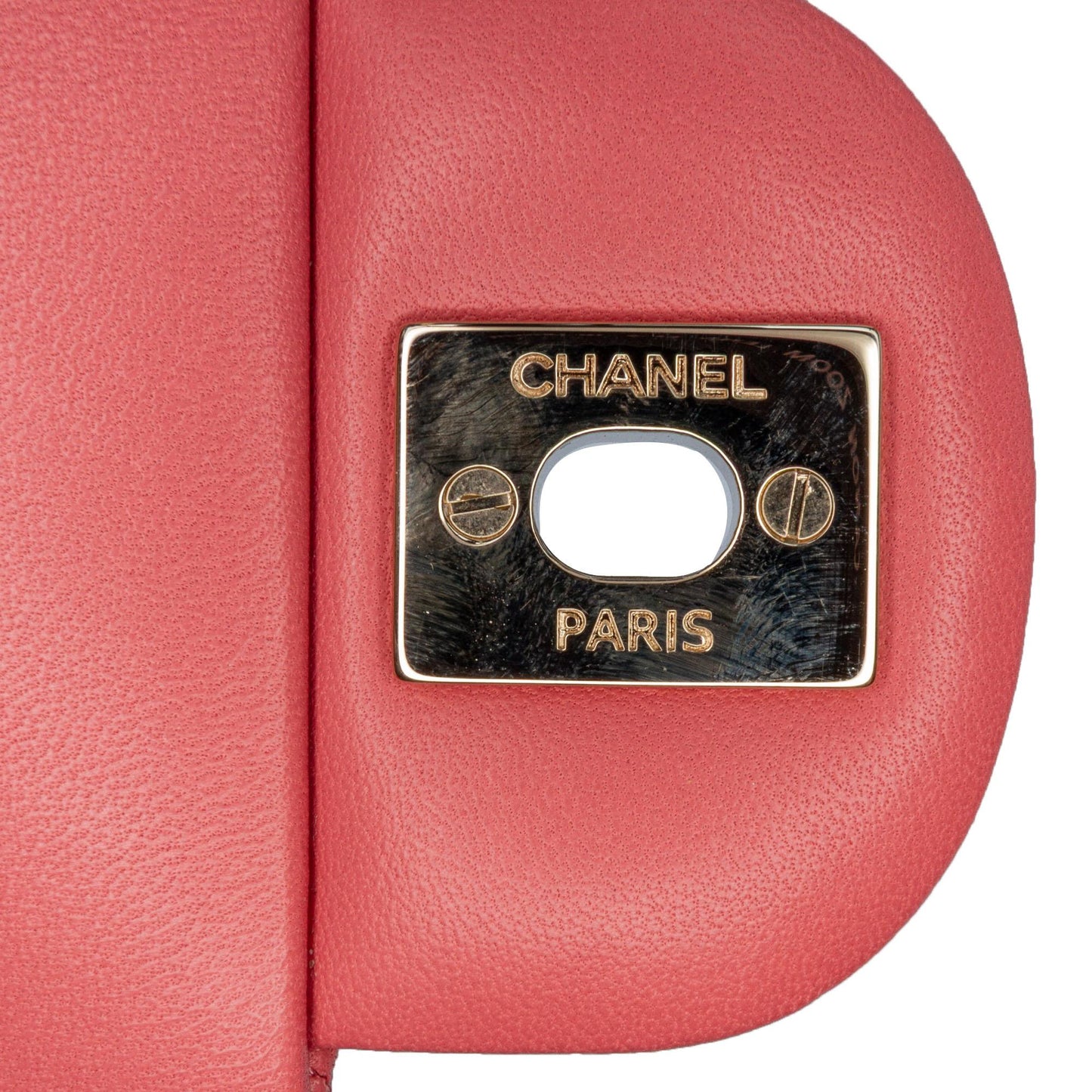 Chanel Medium Lambskin Valentine Heart Charms Single Flap