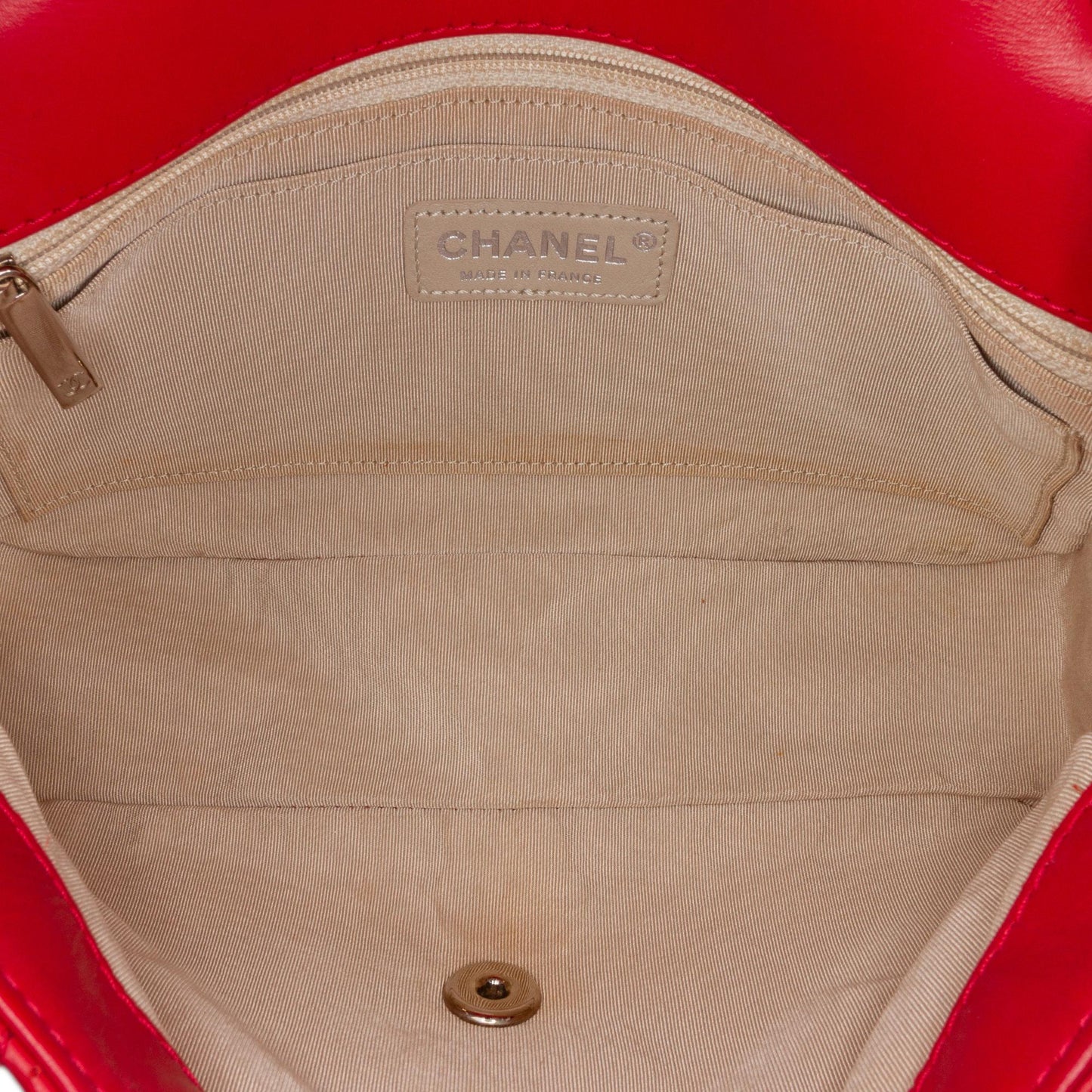 Chanel Medium Perforated Lambskin Punch Flap