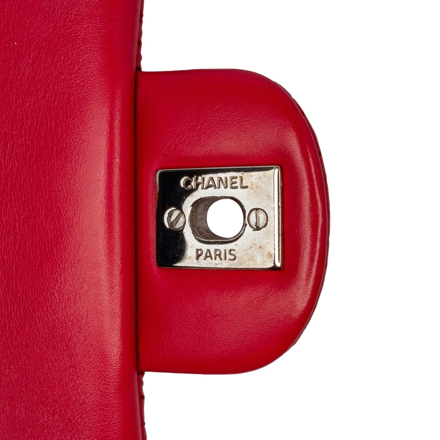 Chanel Medium Perforated Lambskin Punch Flap