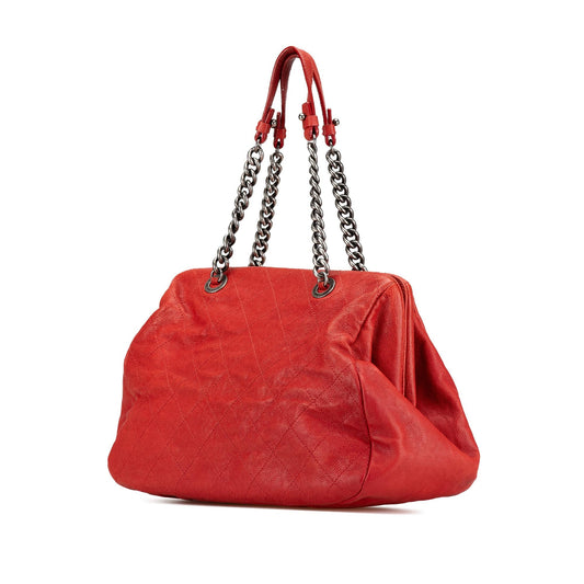 Chanel Medium Quilted Caviar Frame Tote