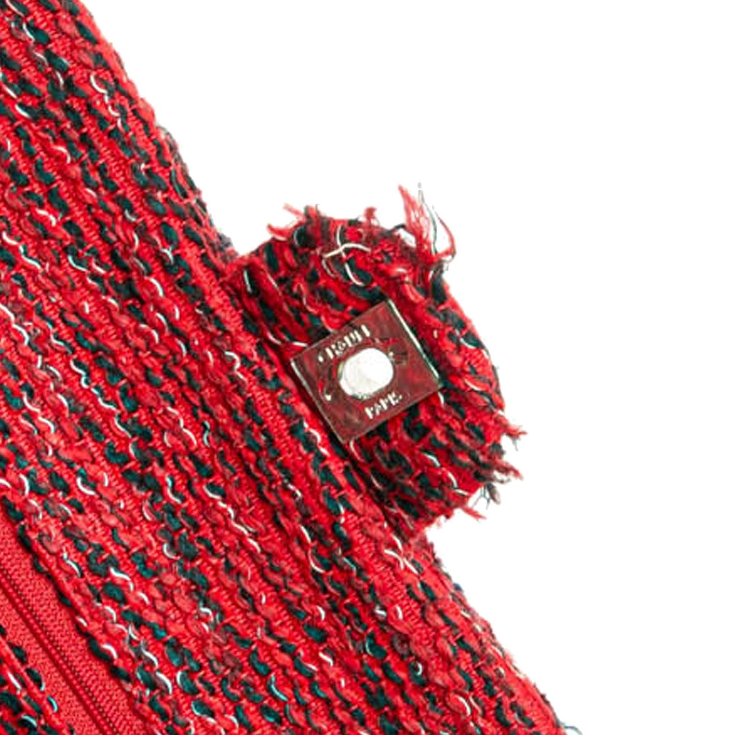 Chanel Medium Tweed Braided Charms Double Flap